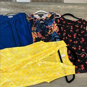 Frank Lyman Design Calvin Klein Talbots Hanna& Gracie sleeveless tanks suit top